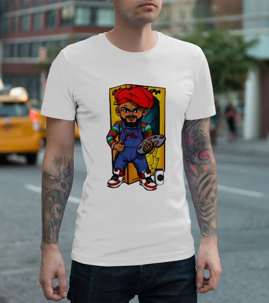 The Real McCoy JDX Cartoon Artist with Palette and Brush T-Shirt