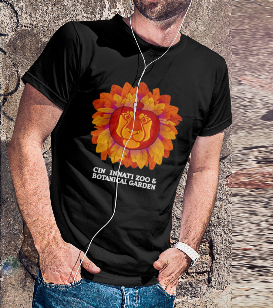 Lion Pumpkin Glow Cincinnati Zoo And Botanical Garden T-Shirt