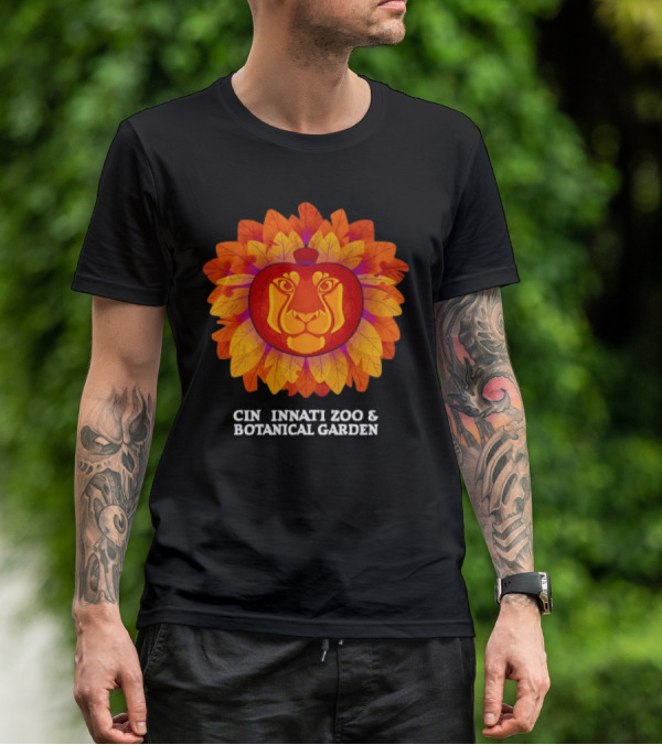 Lion Pumpkin Glow Cincinnati Zoo And Botanical Garden T-Shirt