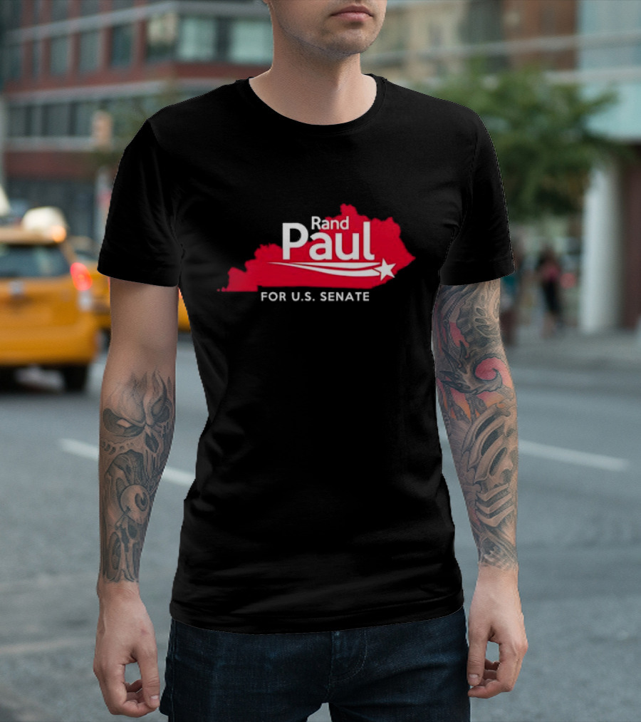 Rand Paul For U.S. Senate Kentucky Map Campaign T-Shirt