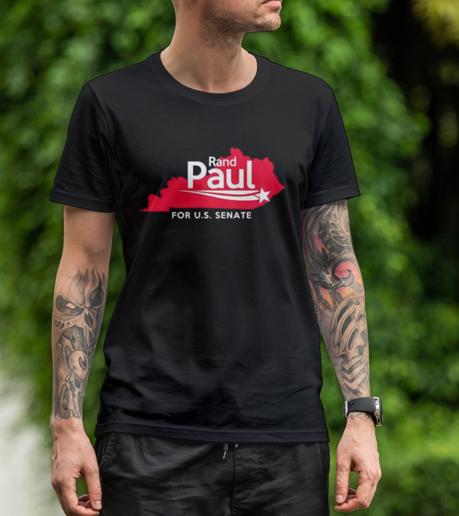 Rand Paul For U.S. Senate Kentucky Map Campaign T-Shirt