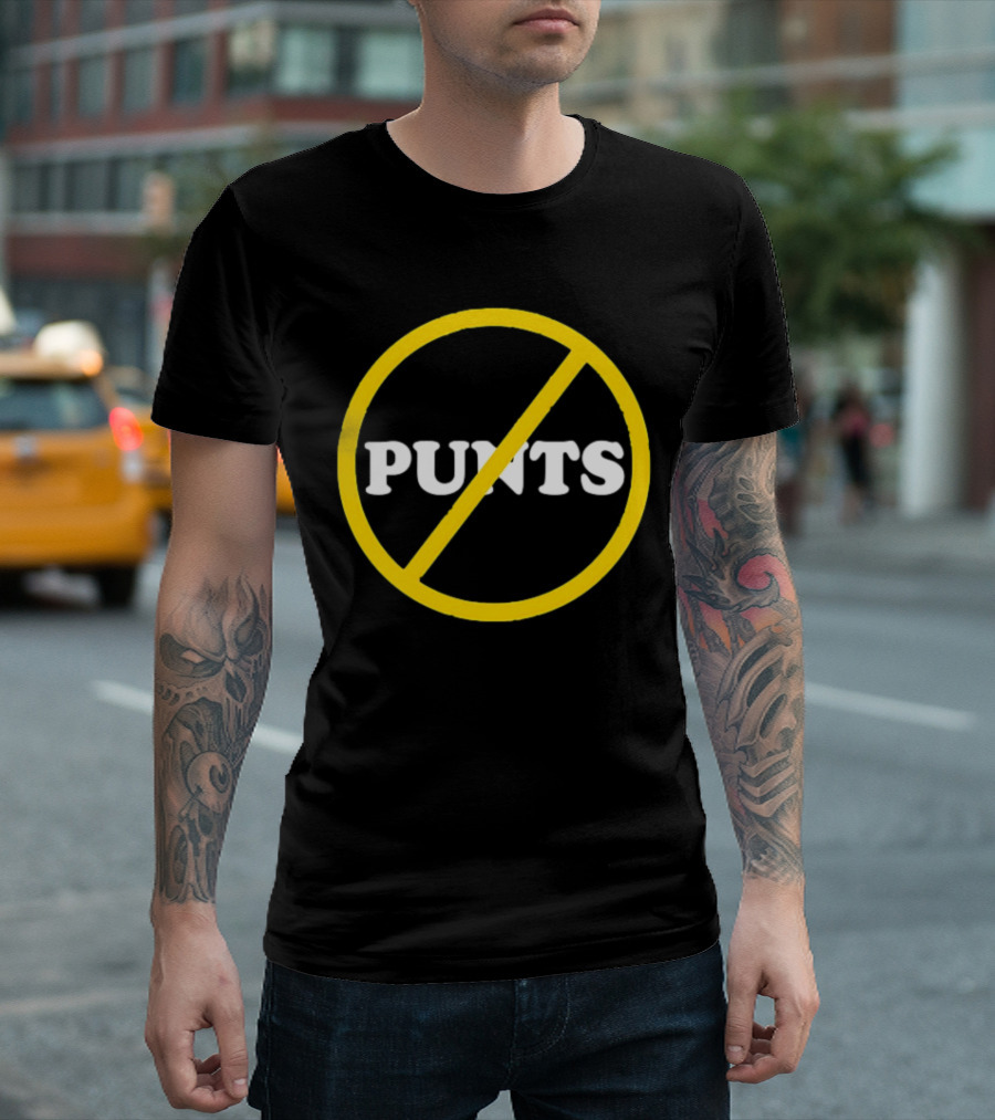 Washington Football No Punts Circle Ban T-Shirt