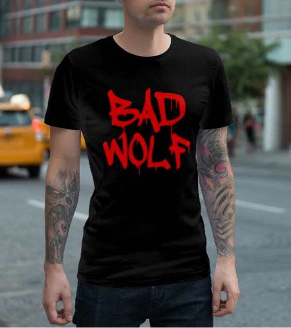 Weaver Bad Wolf Dripping Red Graffiti T-Shirt