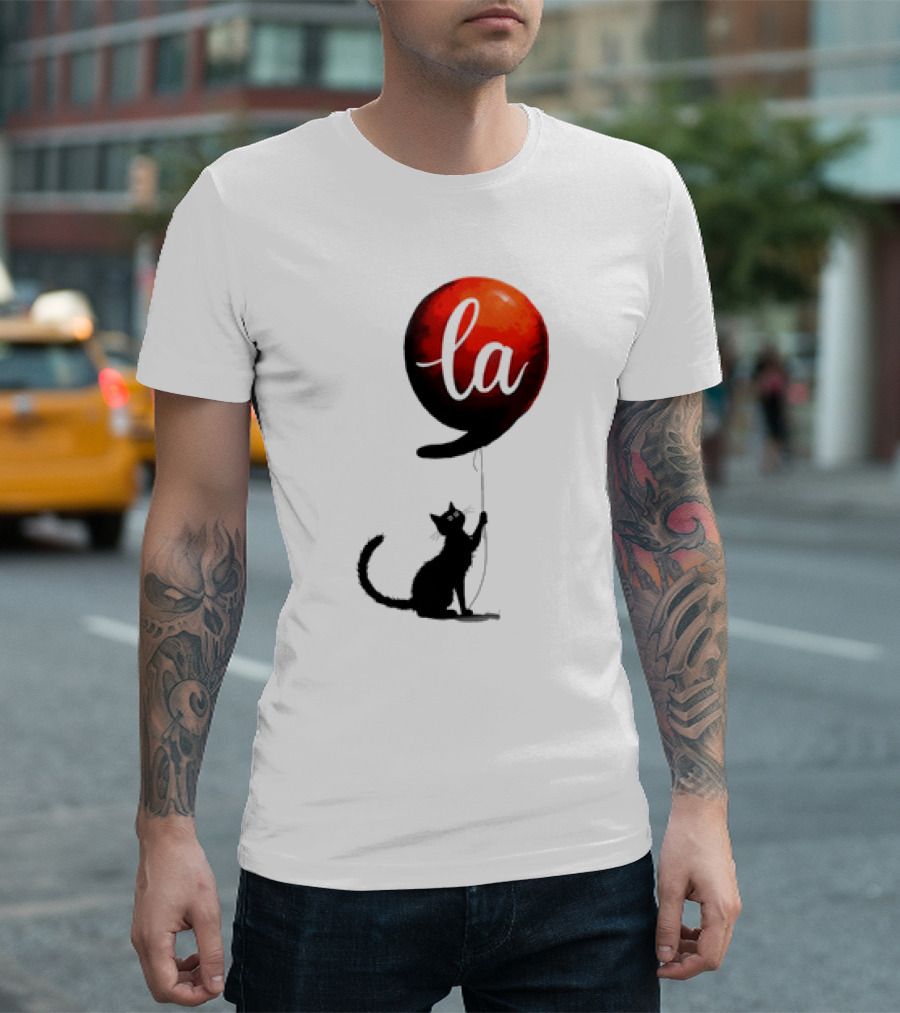 Kamala Cat La Balloon Kamala Harris T-Shirt