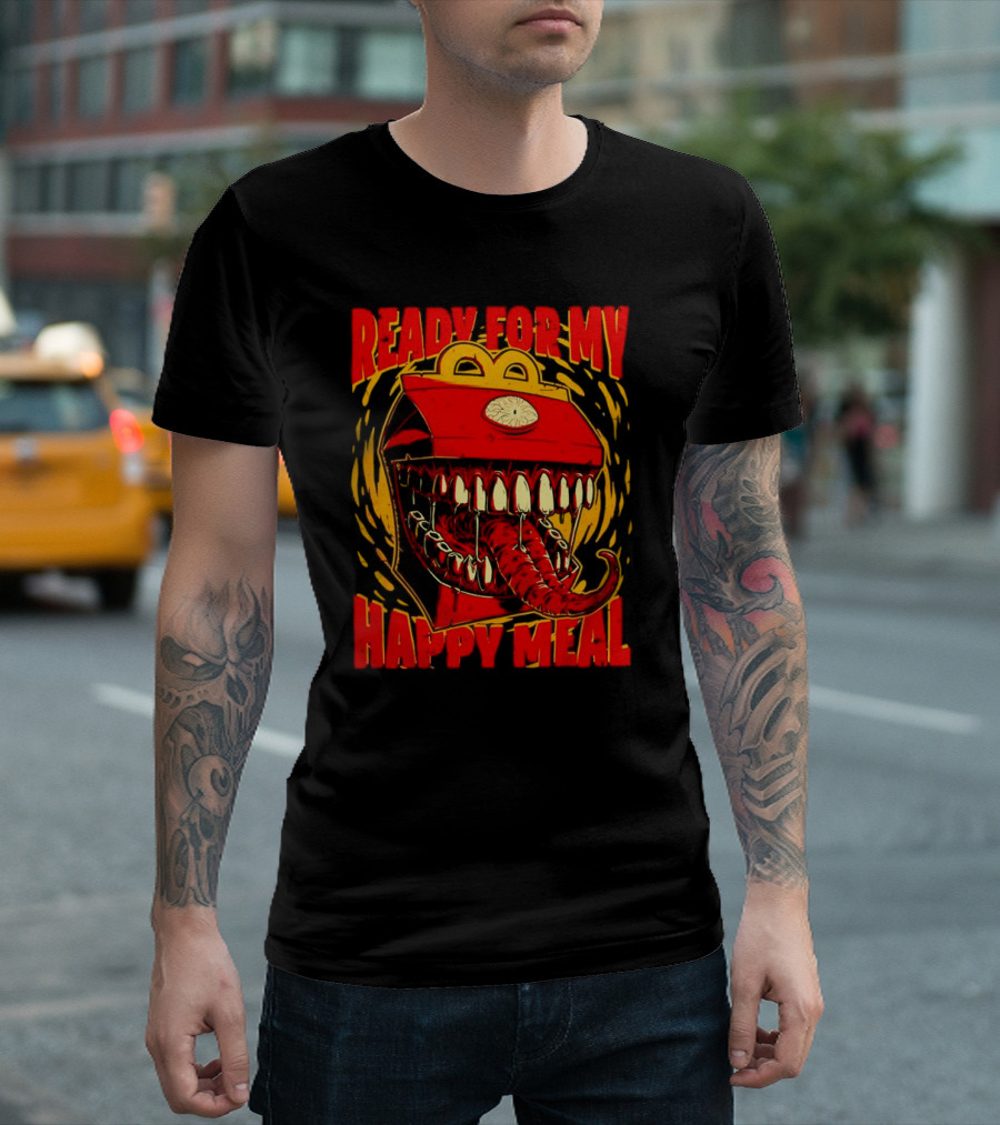 Ready for My Happy Meal Mimic Dungeons and Dragons T-Shirt