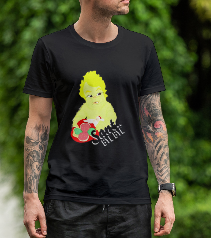 Retro Baby Grinch Santa Bye Bye T-Shirt