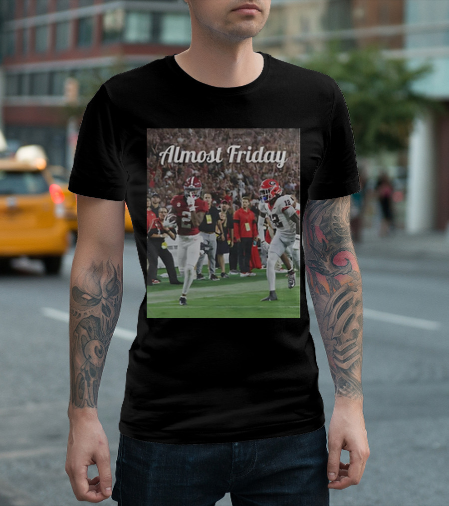 Almost Friday Ryan Williams Alabama Football Action T-Shirt