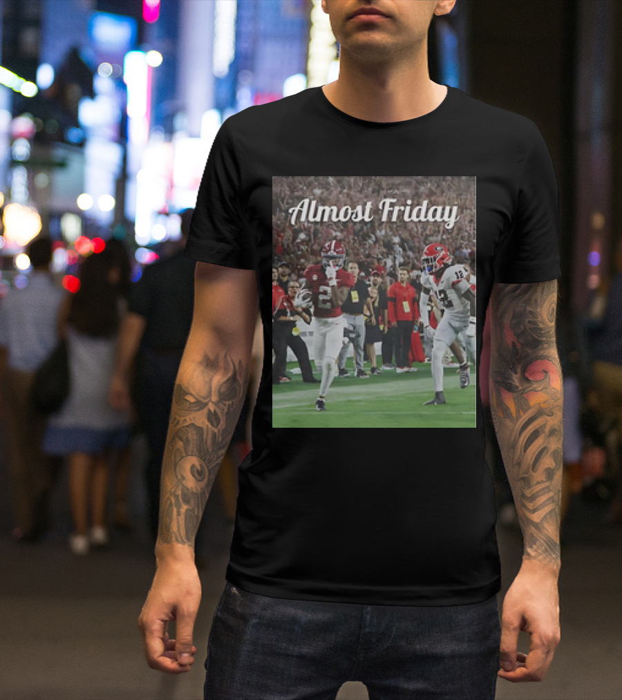 Almost Friday Ryan Williams Alabama Football Action T-Shirt