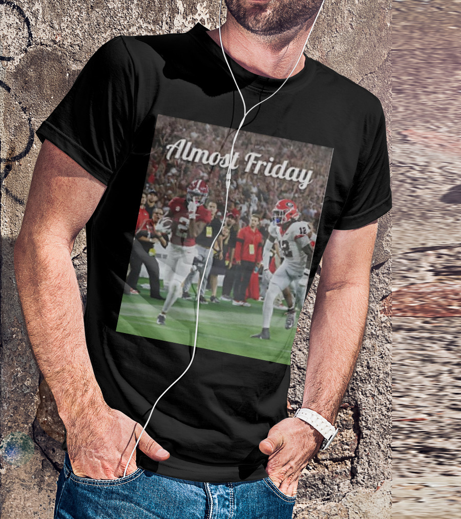 Almost Friday Ryan Williams Alabama Football Action T-Shirt