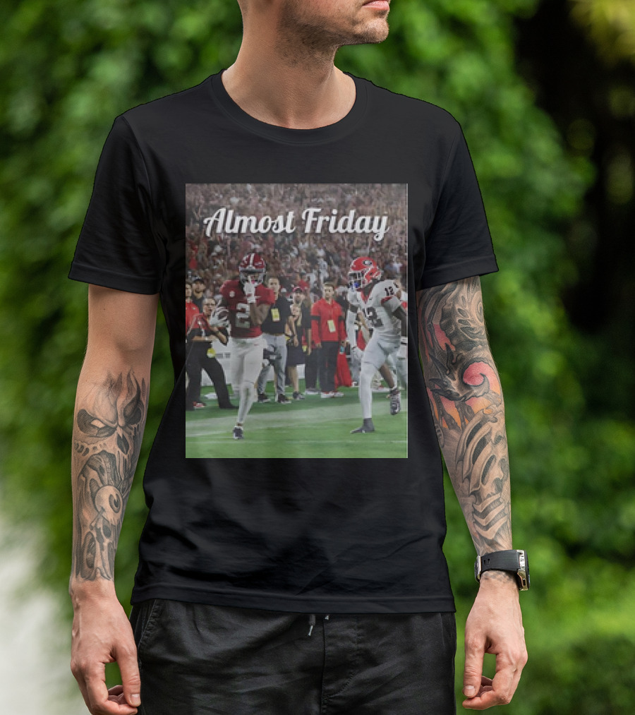 Almost Friday Ryan Williams Alabama Football Action T-Shirt