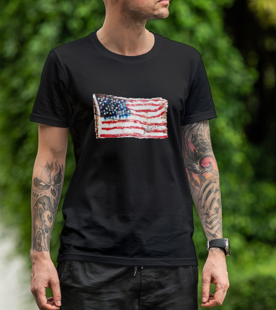 Mezak Art Old Glory US Flag Classic American T-Shirt