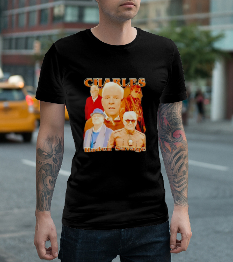 Charles Haden Savage Steve Martin Vintage Bootleg T-Shirt