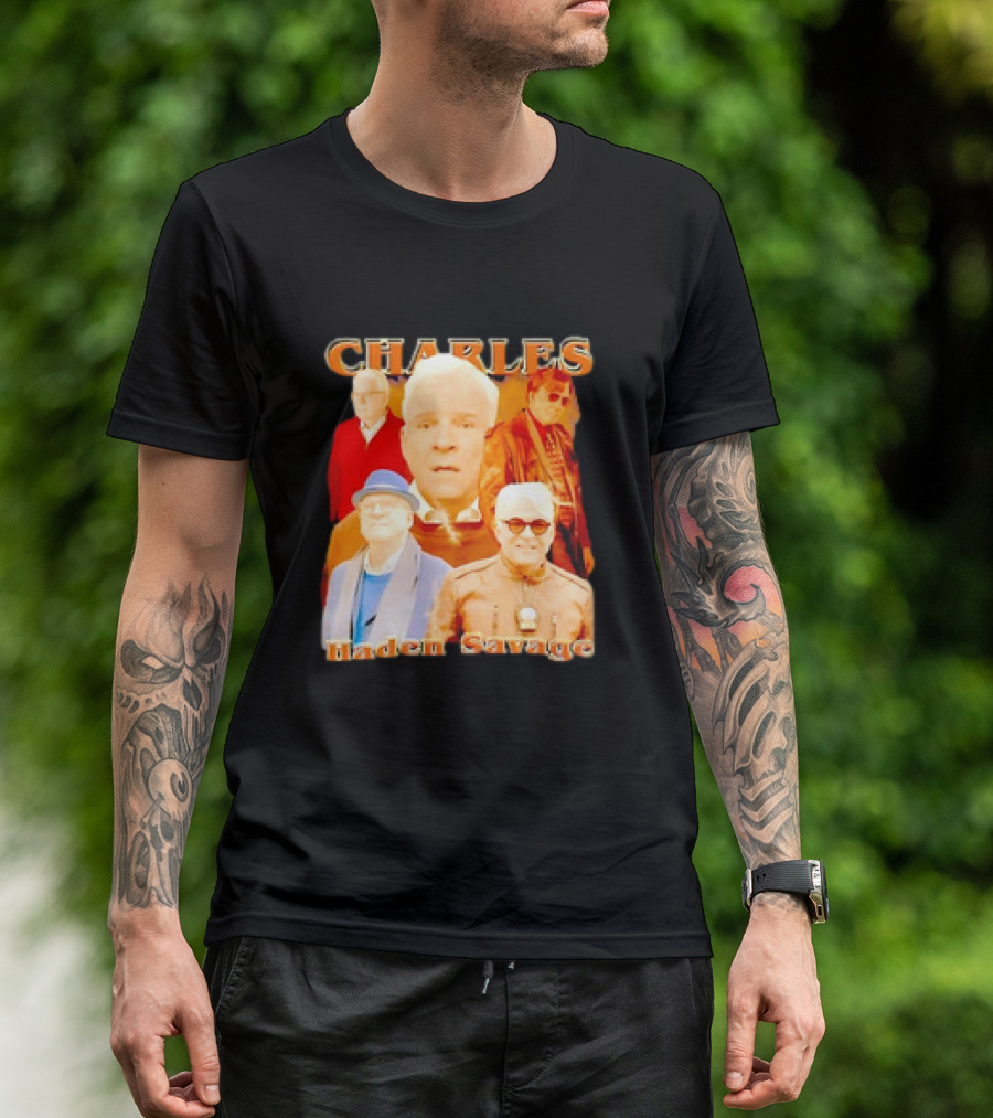 Charles Haden Savage Steve Martin Vintage Bootleg T-Shirt