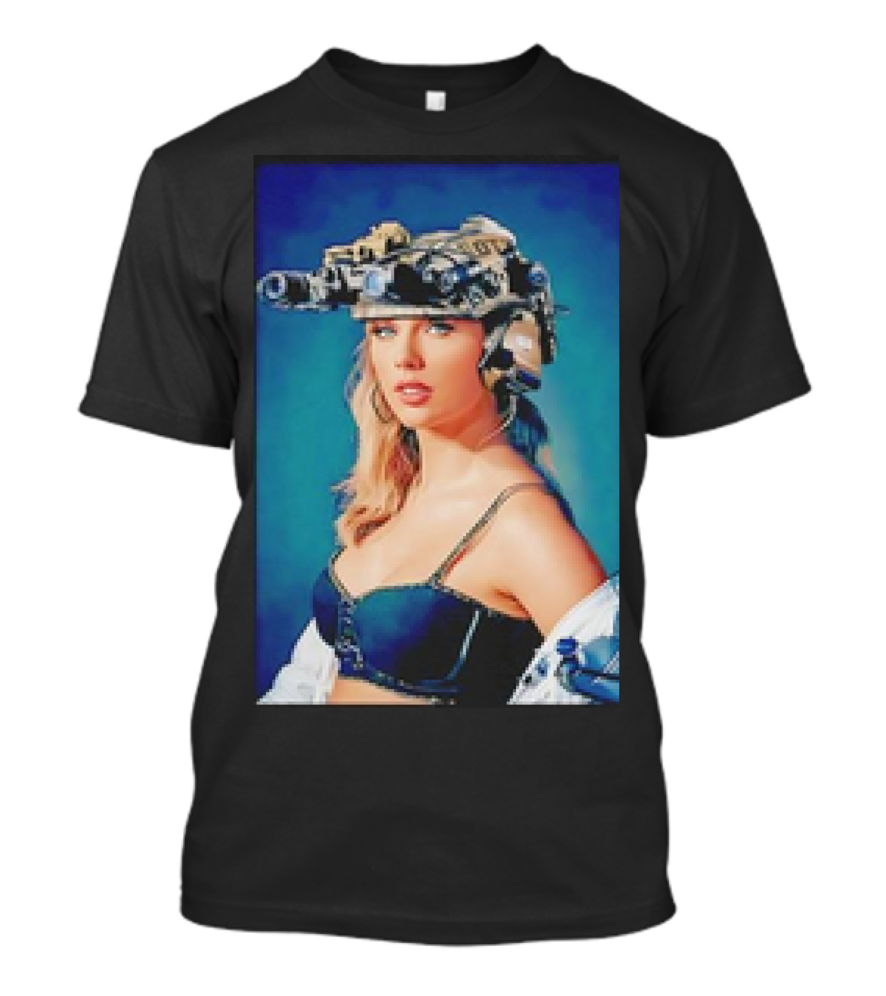 T Swizzle Retro Night Vision Helmet Picture T-Shirt