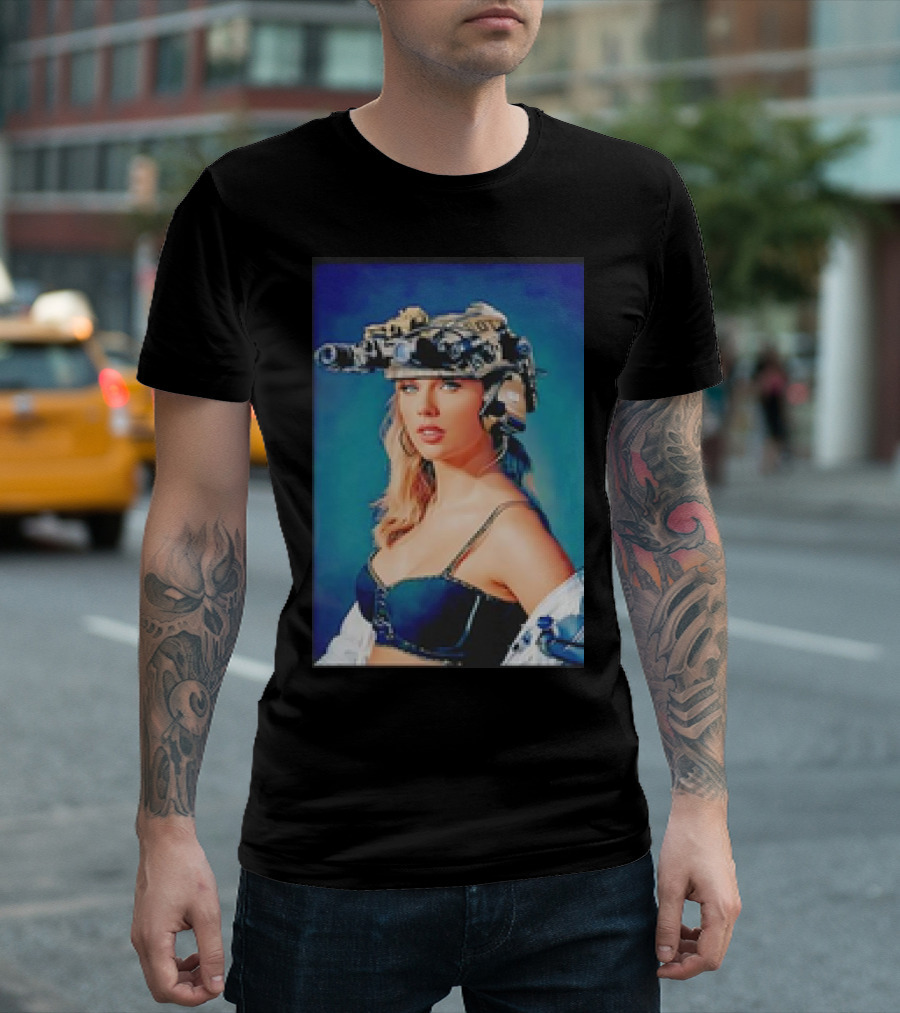 T Swizzle Retro Night Vision Helmet Picture T-Shirt