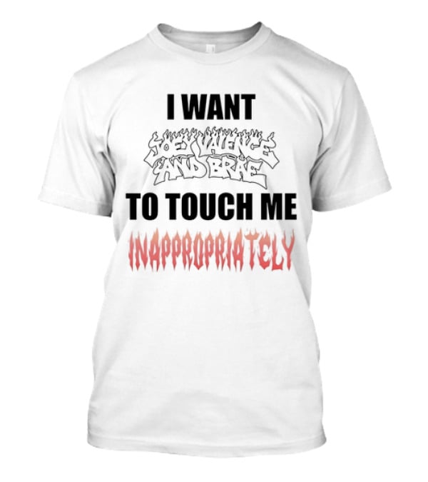 I Want Joey Valence And Brae To Touch Me Inappropriately T-Shirt