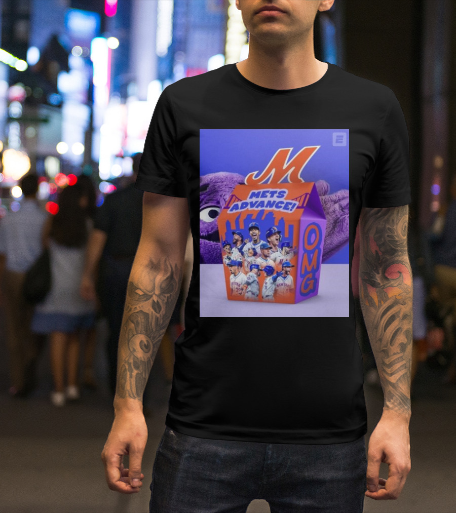 OMG Mets Advance Moving On To The NLCS T-Shirt