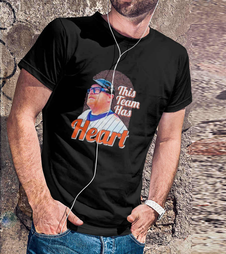 Frank Fleming This Team Has Heart New York Mets T-Shirt