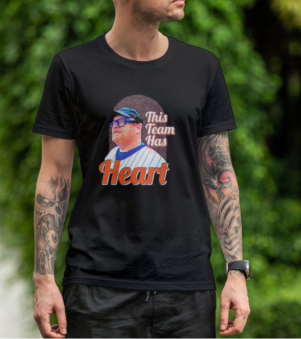 Frank Fleming This Team Has Heart New York Mets T-Shirt