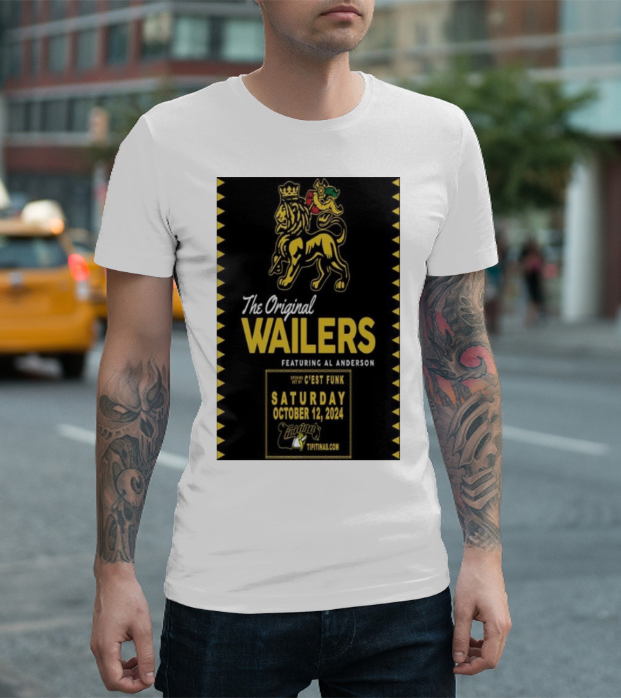 The Original Wailers Featuring Al Anderson Saturday October 12 2024 Tipitina’s New Orleans Opening C’est Funk T-Shirt