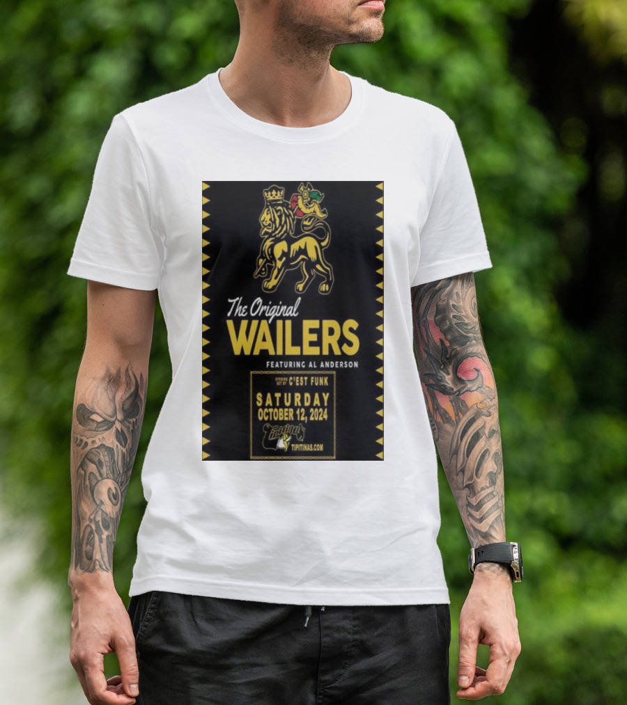 The Original Wailers Featuring Al Anderson Saturday October 12 2024 Tipitina’s New Orleans Opening C’est Funk T-Shirt