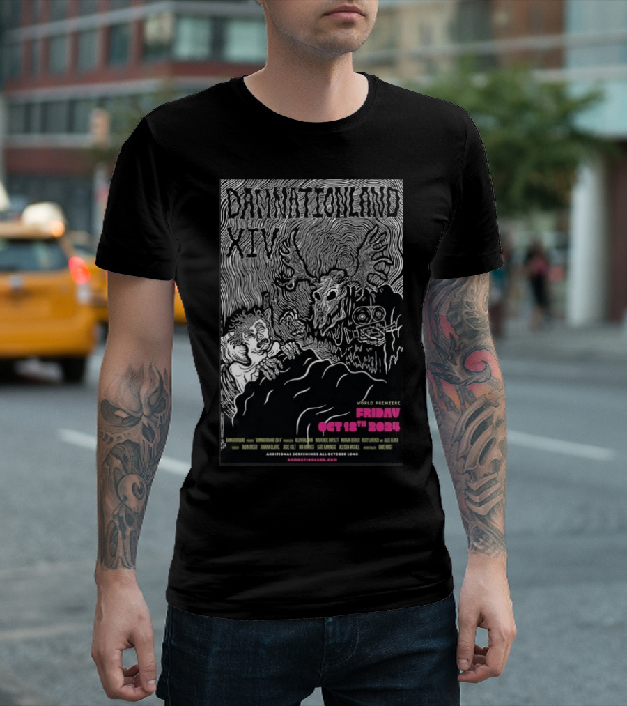 Damnationland XIV Tour World Premiere Friday Oct 18 T-Shirt