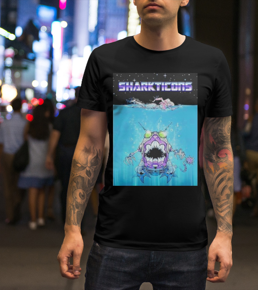 Sharkticons Underwater Robot Monsters T-Shirt