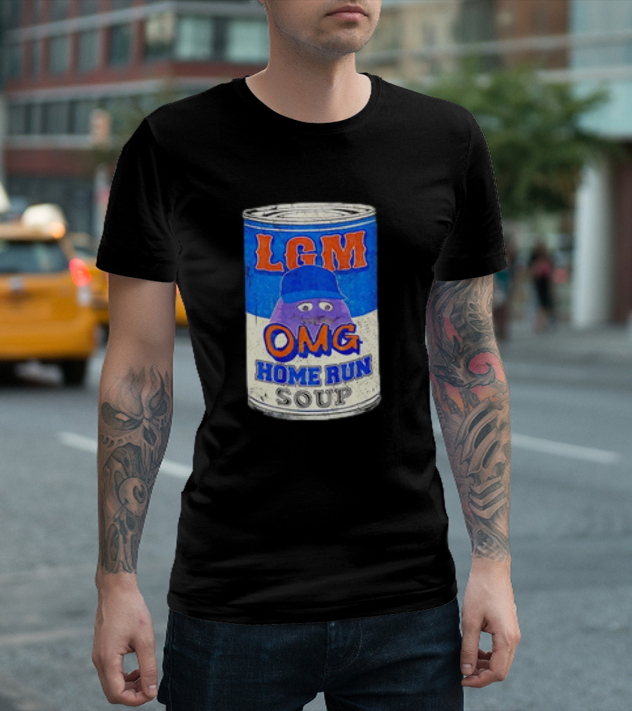 LGM OMG Home Run Soup New York Retro T-Shirt