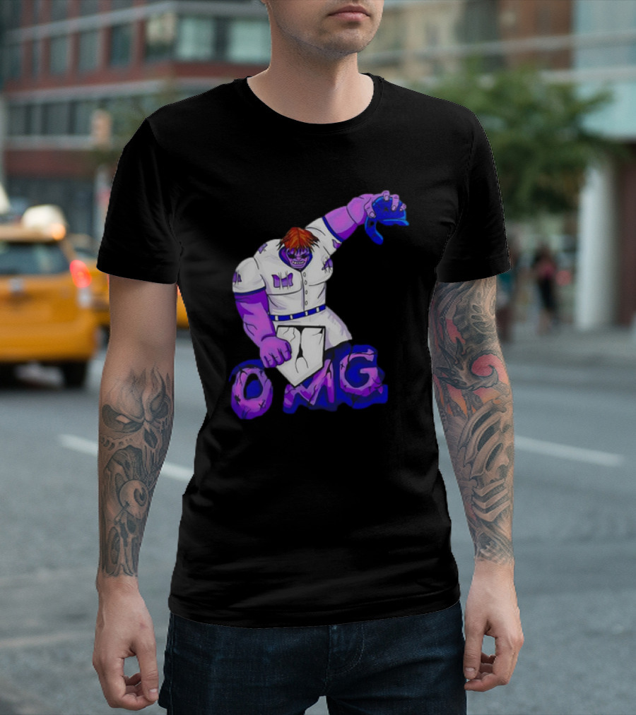 Omg New York Mets Winker Smash Postseason T-Shirt