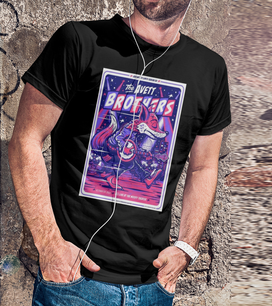 The Avett Brothers Austin City Limits 2024 Moody Theater October 13 T-Shirt