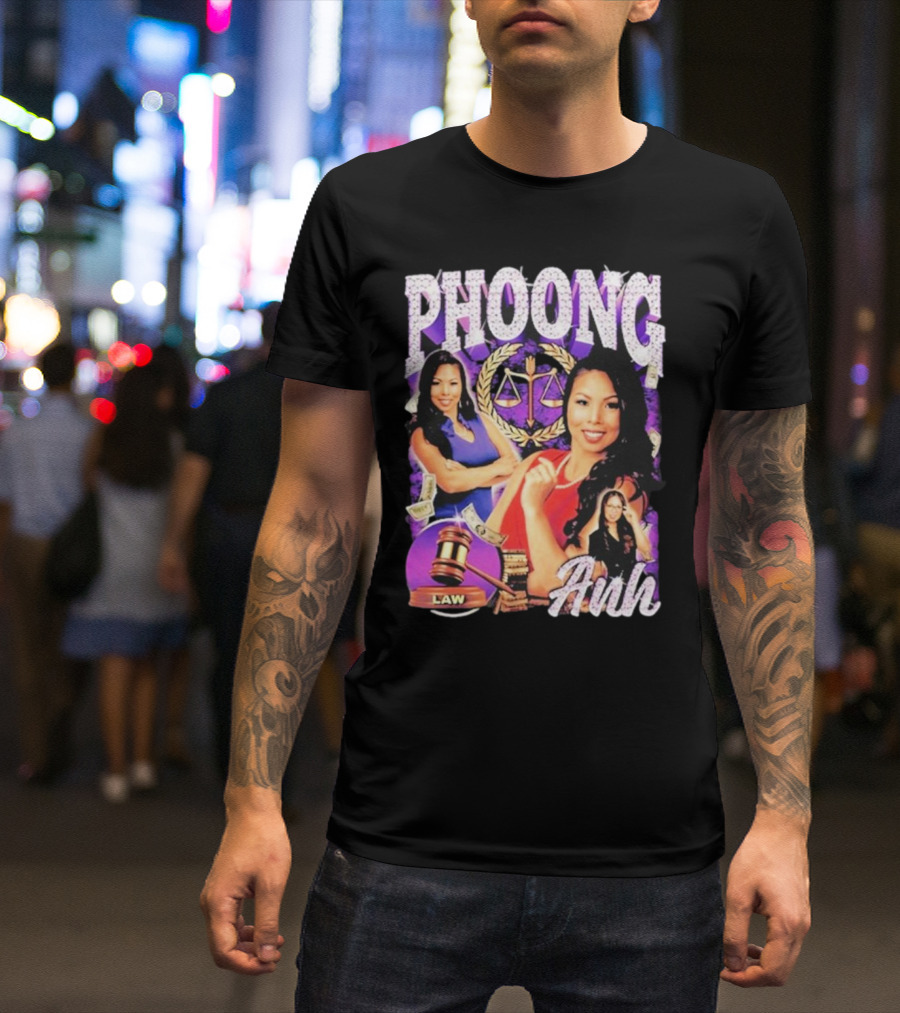 Bay Area Phoong Law Anh With Scales And Gavel T-Shirt