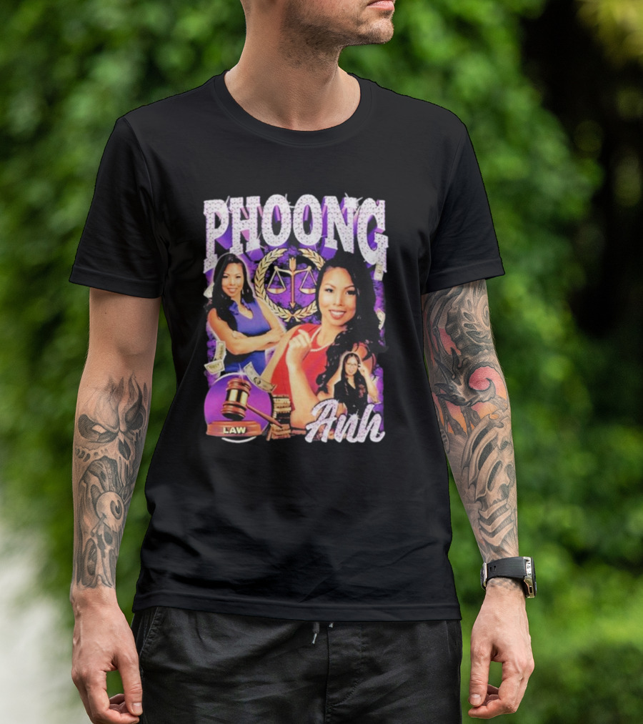 Bay Area Phoong Law Anh With Scales And Gavel T-Shirt