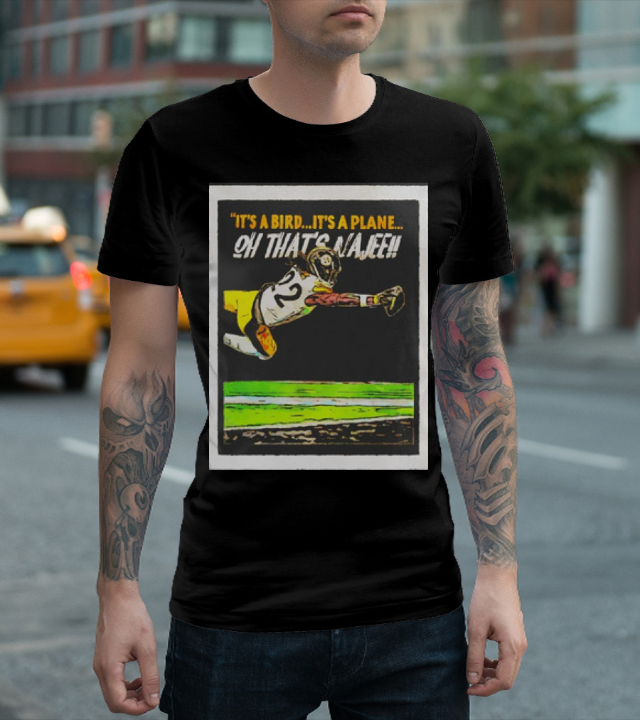Najee Harris Pittsburgh Steelers It's a Bird It's a Plane Oh That's Najee T-Shirt