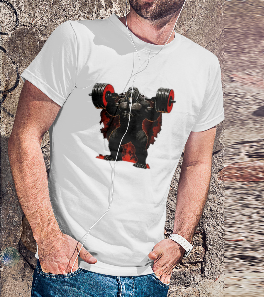 Gorilla Workout Beast Lifting Power Weights Gym T-Shirt
