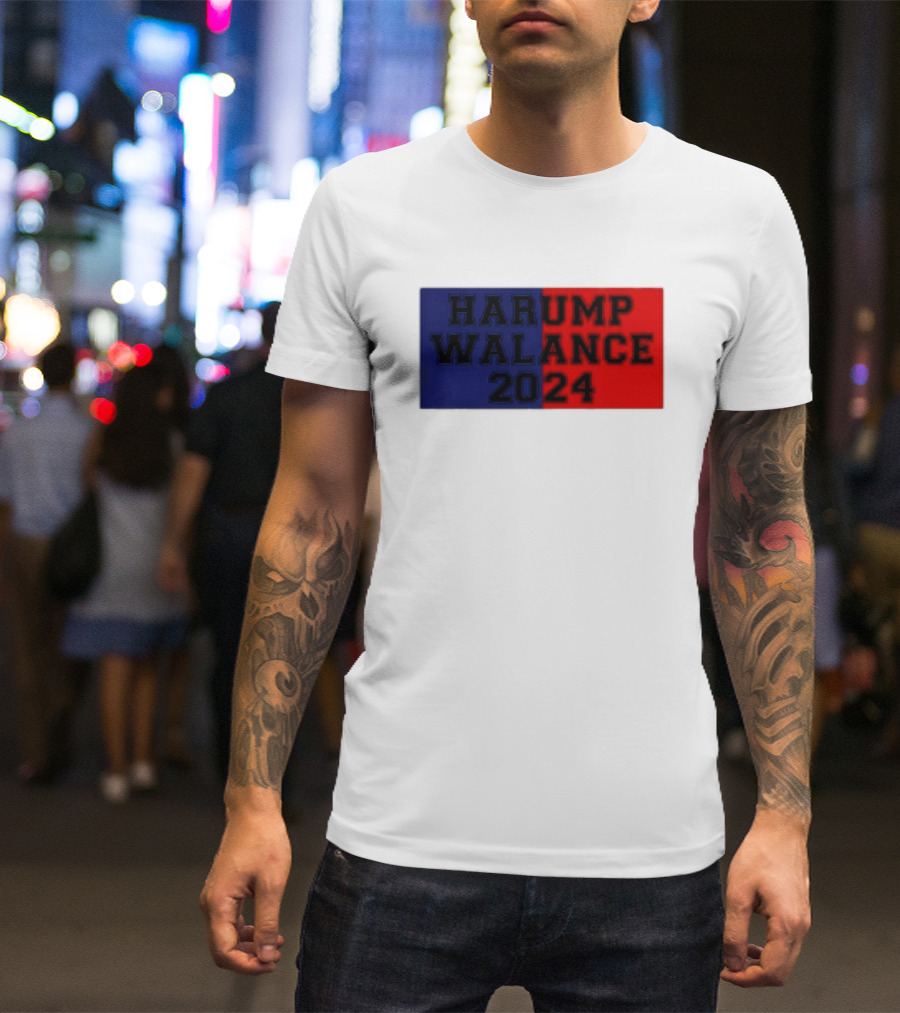 Harump Walance 2024 Harris Trump Walz Vance Funny 2024 Political Humor T-Shirt