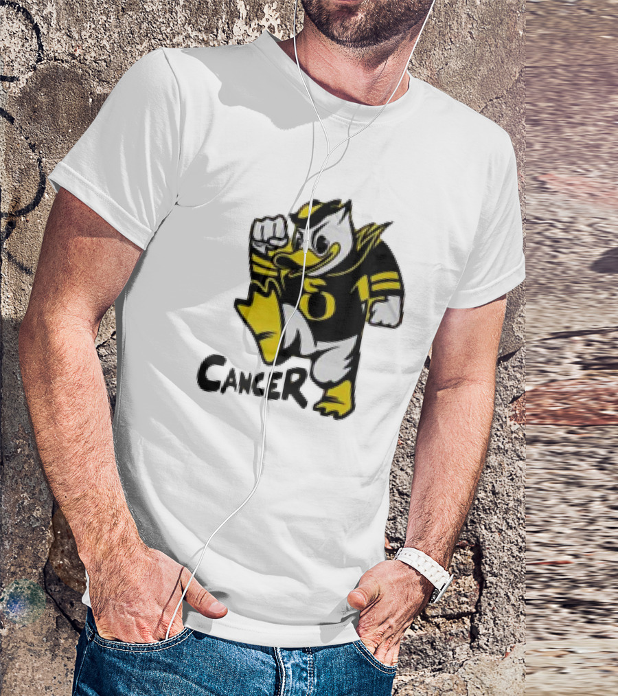 Oregon Ducks Cancer Awareness Stomp Out T-Shirt
