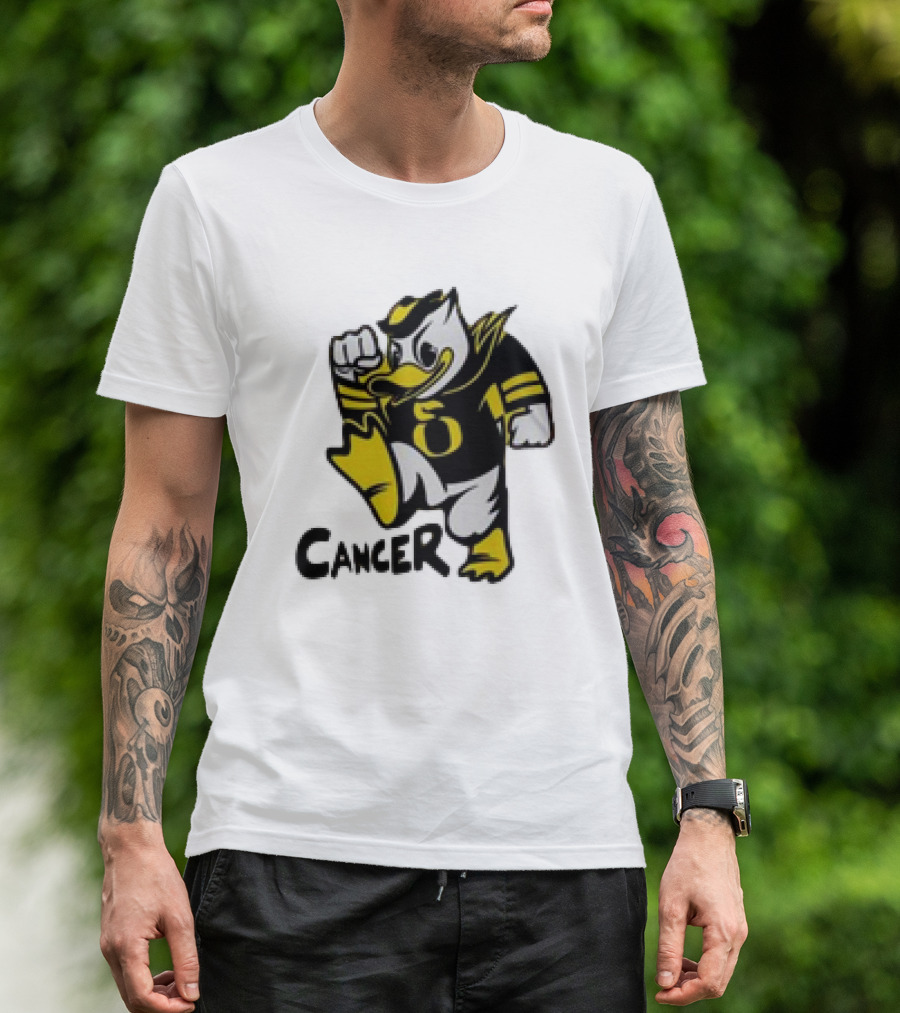 Oregon Ducks Cancer Awareness Stomp Out T-Shirt