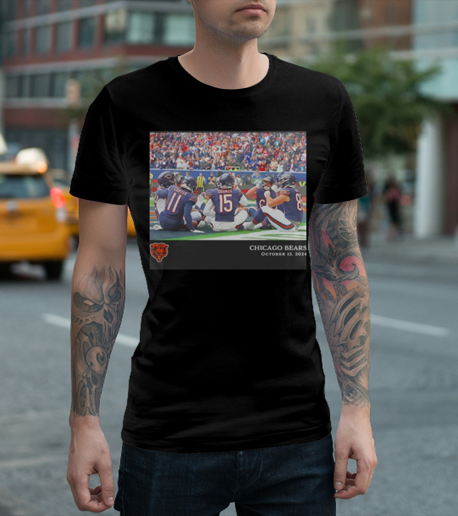 Chicago Bears NFL Game October 13 2024 Week 6 Flash Features T-Shirt