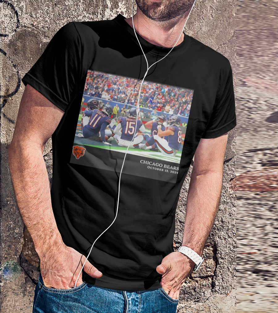 Chicago Bears NFL Game October 13 2024 Week 6 Flash Features T-Shirt