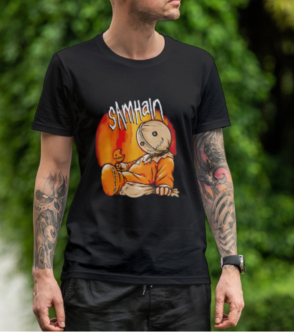 Samhain Trick 'r Treat Sam Korn's Issues Album Mashup T-Shirt