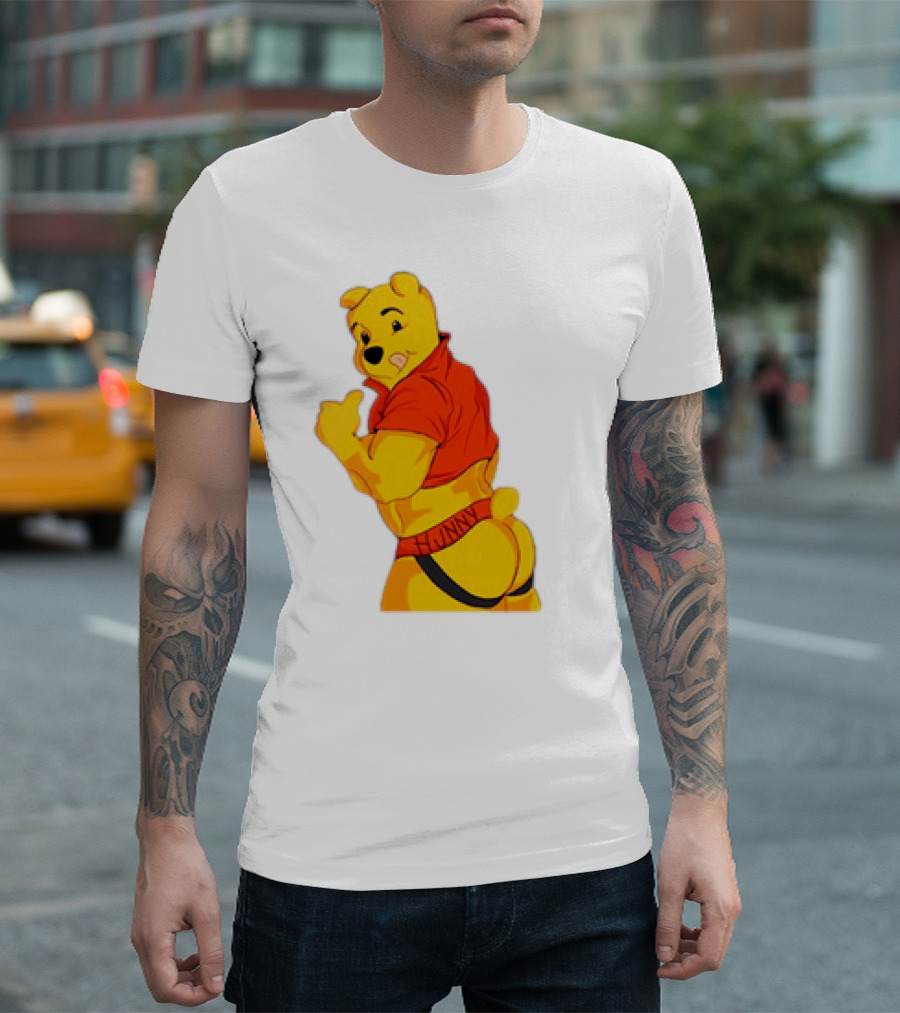 Buff Winnie The Pooh Meme Thicc Winnie T-Shirt