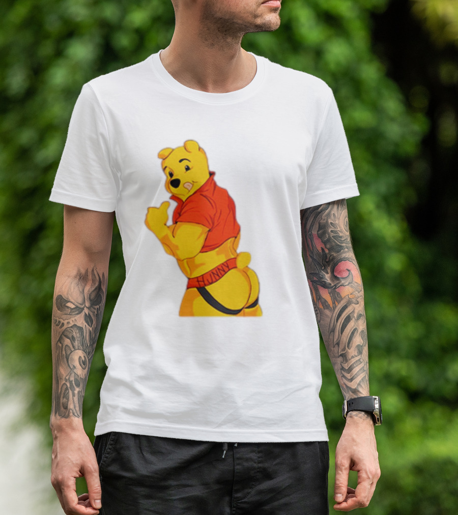Buff Winnie The Pooh Meme Thicc Winnie T-Shirt
