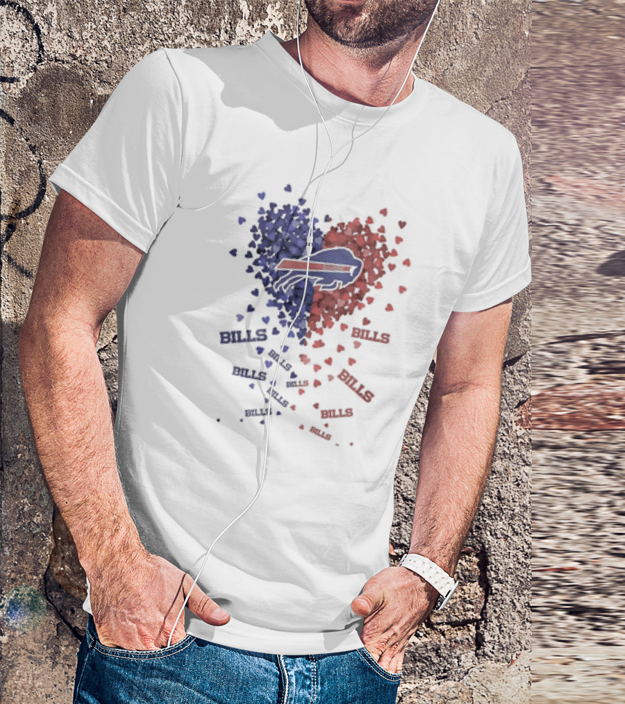 Buffalo Bills Heart Of Passion Loyalty Bills T-Shirt