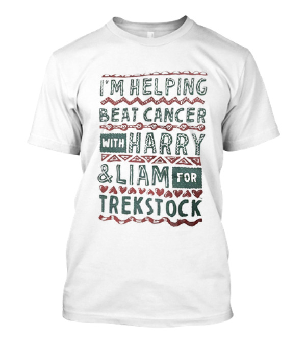 Helping Beat Cancer With Harry And Liam For Trekstock Collaboration T-Shirt