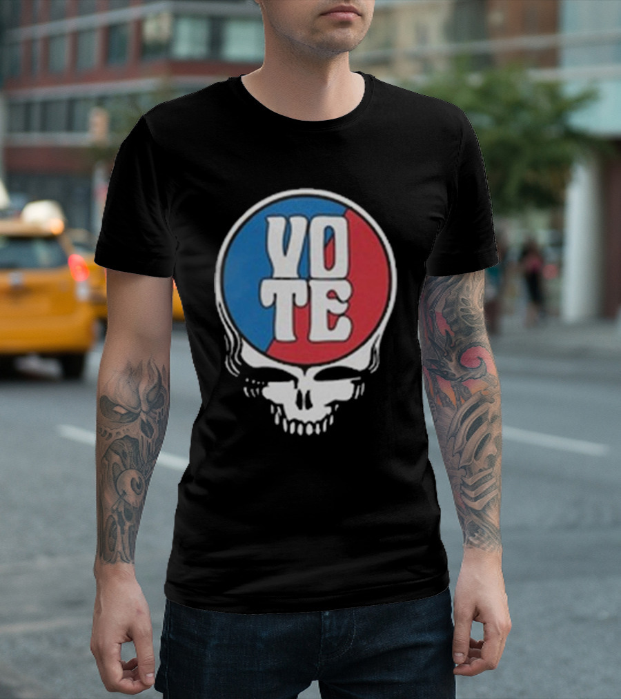 Grateful Dead SYF Steal Your Face Vote Campaign T-Shirt
