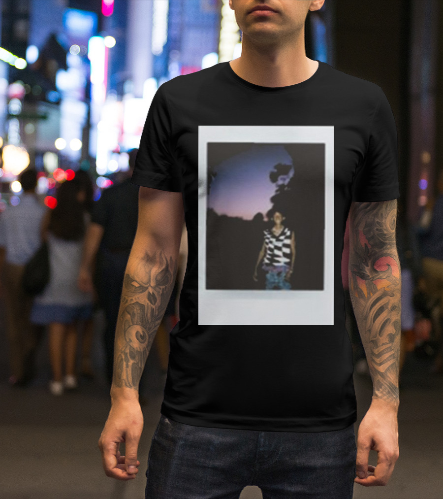 Jaden Smith 2024 Case Study Of The Long Term Effects Of Young Love Twilight Scene Striped T-Shirt