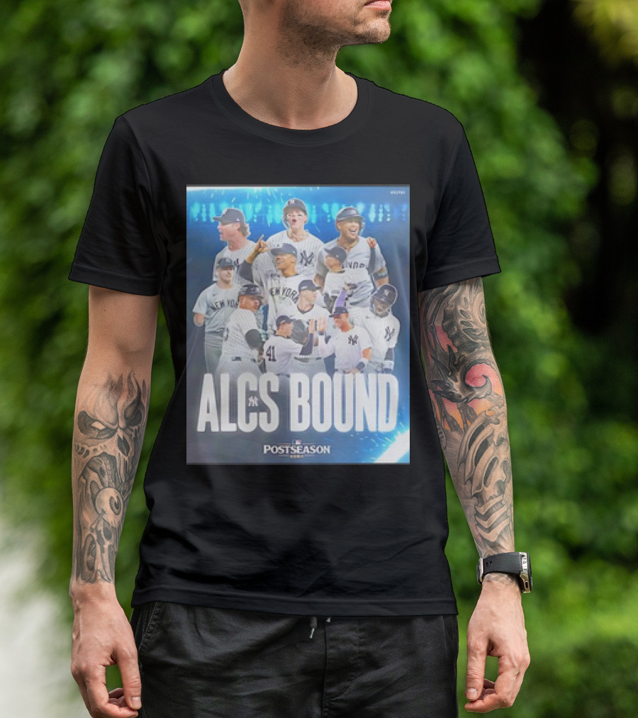 New York Yankees 2024 ALCS Bound Postseason Champions T-Shirt