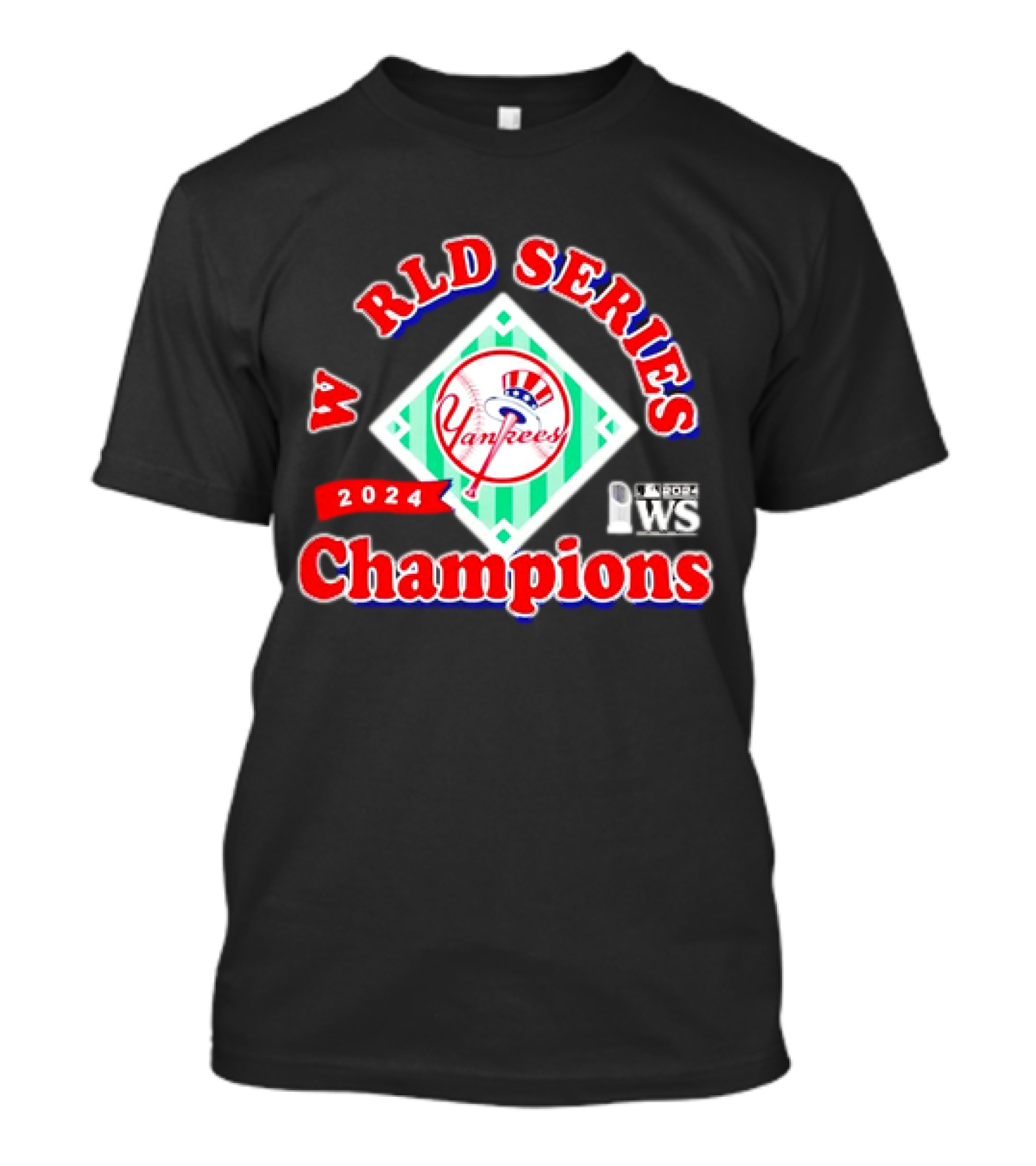 New York Yankees 2024 World Series Champions Logotype T-Shirt