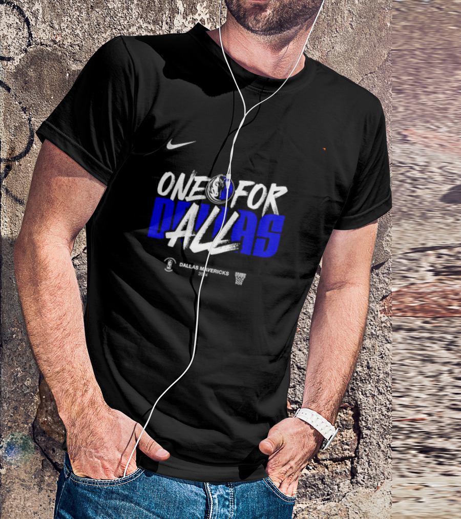 One For Dallas Mavericks 2024 NBA Playoffs T-Shirt
