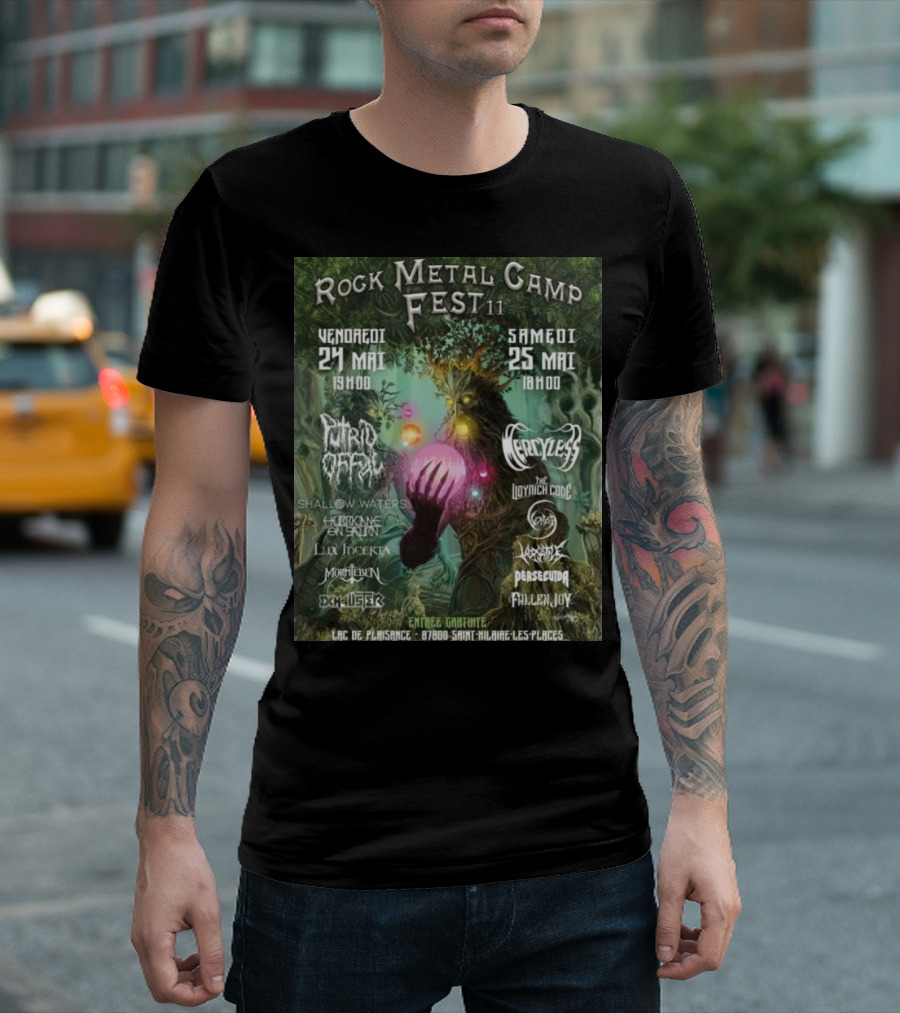Rock Metal Camp Fest 11 Shallow Waters Mercyless T-Shirt